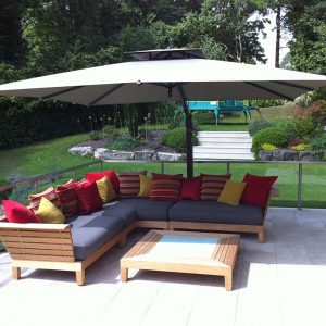 Large Taupe Umbrella Dorset