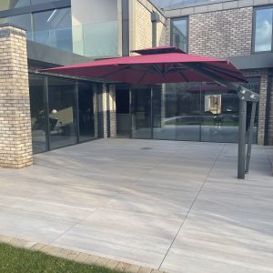 Burgundy Garden Umbrella - Poggesi