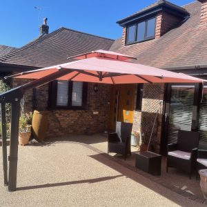 Large Pink Umbrella