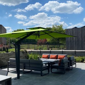 Lime Green Garden Umbrella - Poggesi