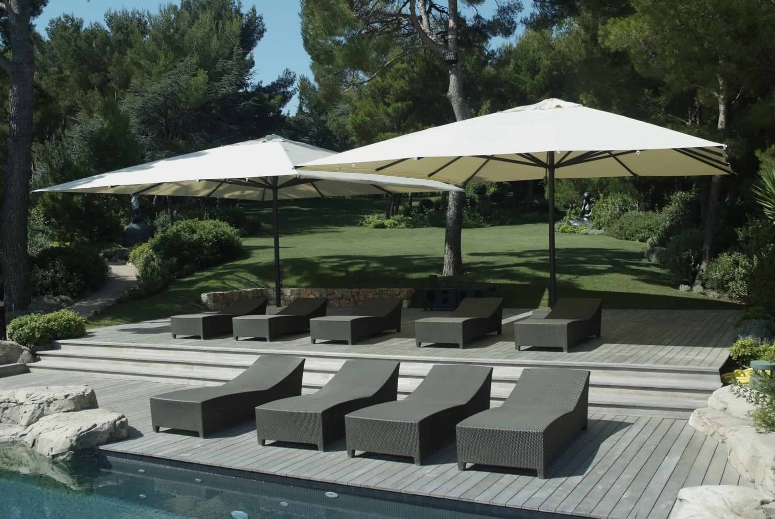Poggesi Garden Umbrellas Large Cantilever Umbrella Collections