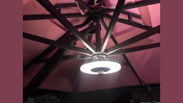 LED garden umbrella light