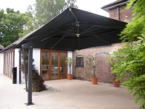 Umbrella On Bolt Down Base