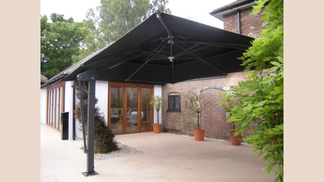 Umbrella On Bolt Down Base